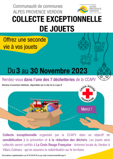 La CCAPV collecte les jouets